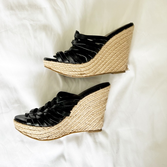 Espadrille Style Wedge Heel - Picture 5 of 7